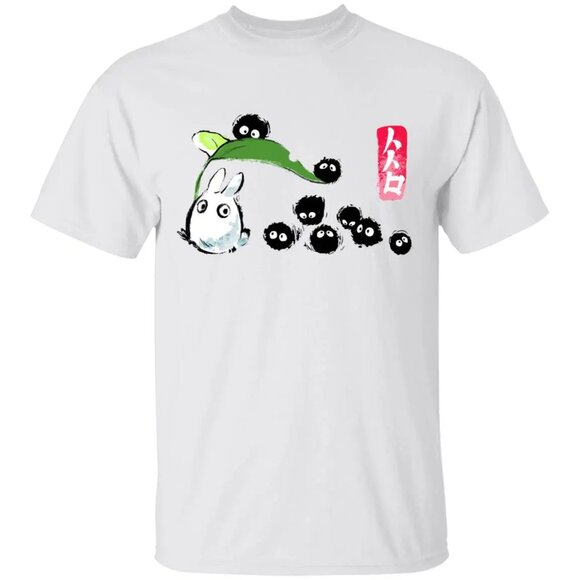 Studio Ghibli Soot sprites follow me custom printed shirt - Picture 1 of 4